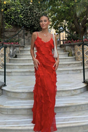 Angelica Ferro Red Dress